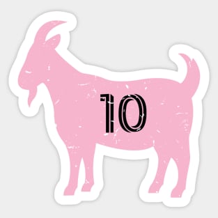 Goat Messi Miami Sticker